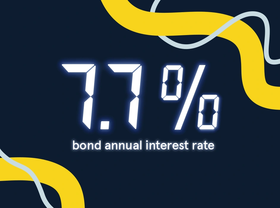Šiaulių Bankas bonds with 7.7% interest
